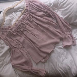 Charlotte Russe Light pink blouse
